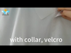 ۲۵-۵۰ گرم لباس سفید یکبار مصرفی رنگ سفید PP SMS پارچه غیر بافته