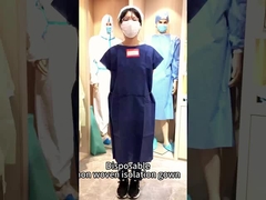 دوخت یا جوش فوق صوتی لباس منزوی یکبار مصرفی 120*140 سانتی متری برای بیمارستان