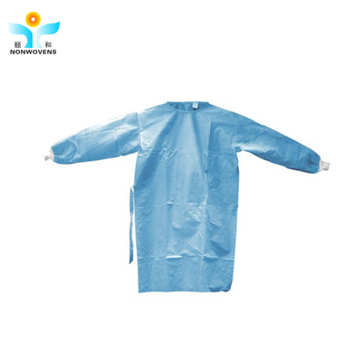 SPP Or SMS Material Disposable Isolation Gown With Different Weight