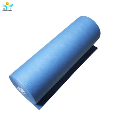 Meltblown SMS Nonwoven Fabric 50gsm 15% Elongation 10L/M2/S Spunbond